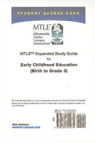 Cover of MTLE Expanded Study Guide -- Access Card -- for Early Childhood Education (Birth to Grade 3)