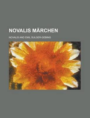 Book cover for Novalis Marchen