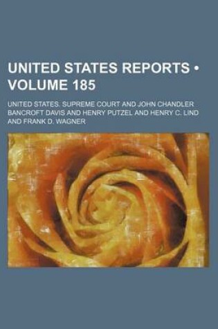 Cover of United States Reports (Volume 185)