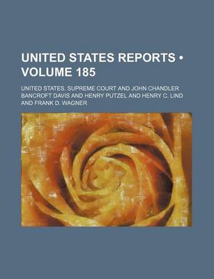 Book cover for United States Reports (Volume 185)