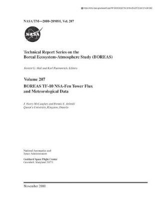 Book cover for Boreas Tf-10 Nsa-Fen Tower Flux and Meteorological Data