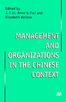 Book cover for Management and Organizations in the Chinese Context