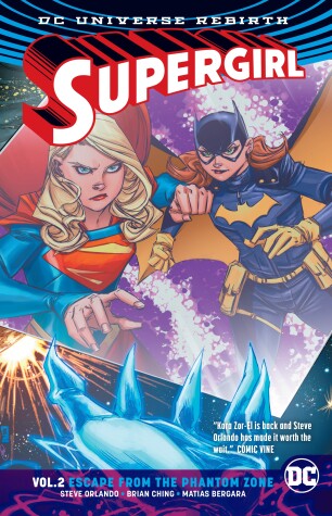 Book cover for Supergirl Vol. 2: Escape from the Phantom Zone (Rebirth)