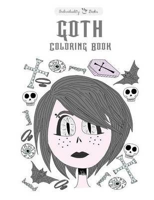 Book cover for Goth Coloring Book