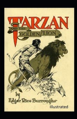 Book cover for Tarzan and the Golden Lion Illustrated