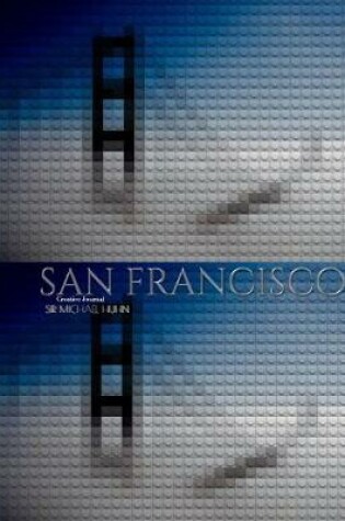 Cover of San Francisco lego style Golden gate Bridge blank Creative journal