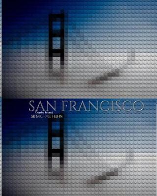 Book cover for San Francisco lego style Golden gate Bridge blank Creative journal