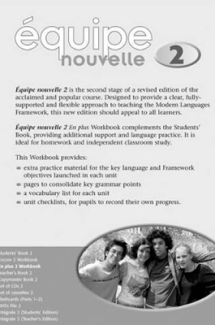 Cover of Équipe nouvelle: 2: En Plus Workbook