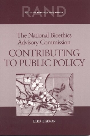 Cover of The National Bioethics Advisory Commission