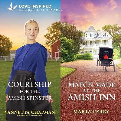 Book cover for A Courtship for the Amish Spinster & Match Made at the Amish Inn