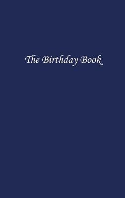 Book cover for The Birthday Book (Dark Blue Cover)