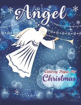 Book cover for Angel Coloring Pages for Christmas