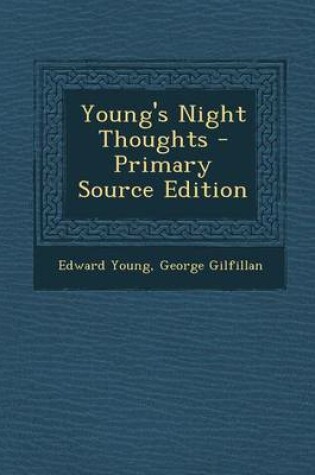 Cover of Young's Night Thoughts - Primary Source Edition