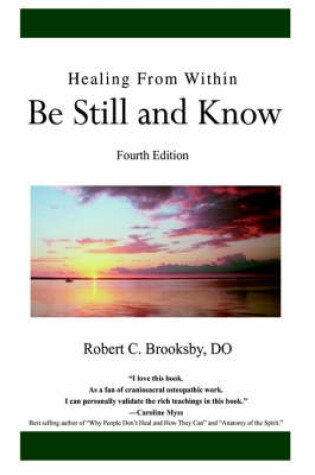 Cover of Healing From Within Be Still and Know