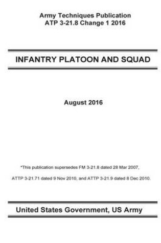 Cover of Army Techniques Publication ATP 3-21.8 INFANTRY PLATOON AND SQUAD Change 1 August 2016