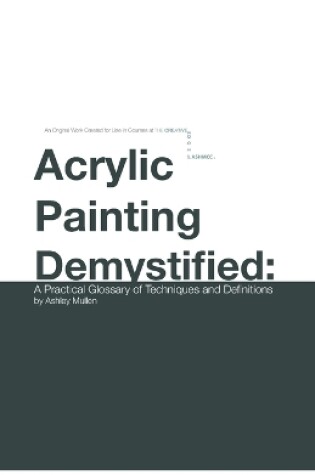 Cover of Acrylic Painting Demystified