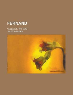 Book cover for Fernand; Vaillance. Richard