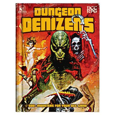 Book cover for DCC RPG: Dungeon Denizens