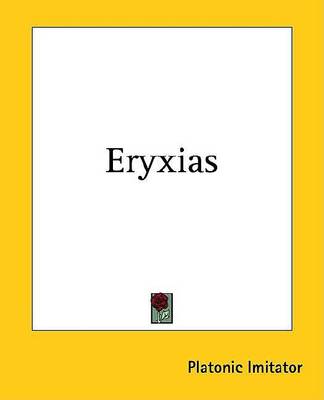 Book cover for Eryxias