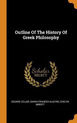 Book cover for Outline of the History of Greek Philosophy