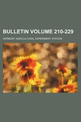 Cover of Bulletin Volume 210-229