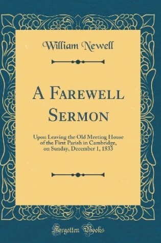 Cover of A Farewell Sermon