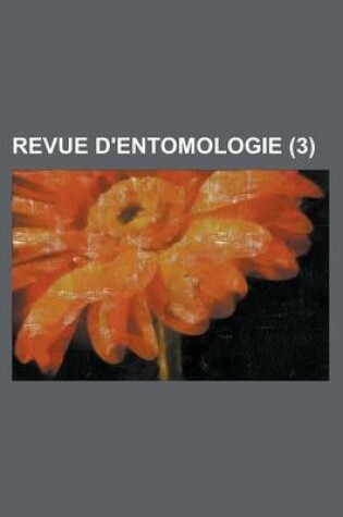 Cover of Revue D'Entomologie (3)