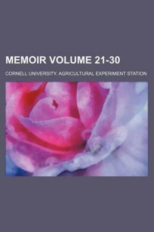 Cover of Memoir Volume 21-30