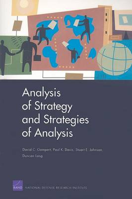 Book cover for Analysis of Strategy and Strategies of Analysis