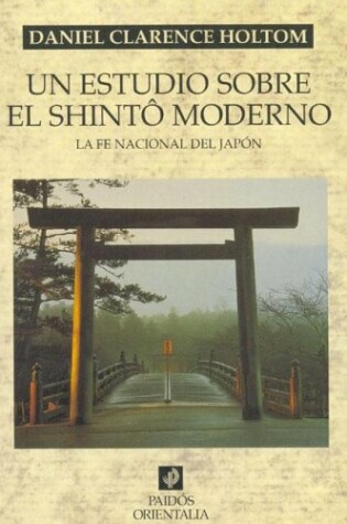 Cover of Un Estudio Sobre El Shinto Moderno