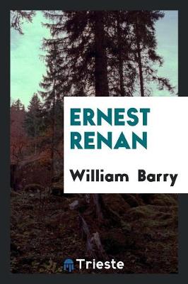 Book cover for Ernest Renan