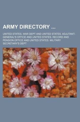 Cover of Army Directory