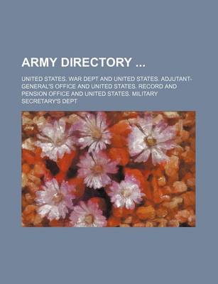 Book cover for Army Directory