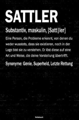 Cover of Sattler Notizbuch