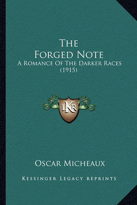 Book cover for The Forged Note the Forged Note