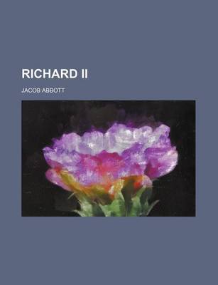 Book cover for Richard II