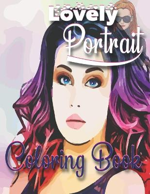 Book cover for Lovely Portrait Coloring Book