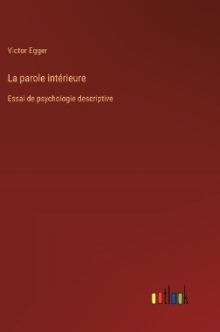 Cover of La parole intérieure