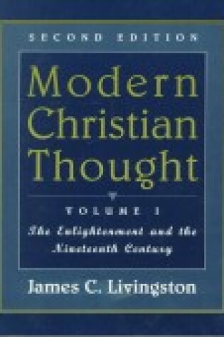 Cover of Modern Christian Thought, Vol. I