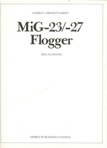 Book cover for MiG 23/27 Flogger