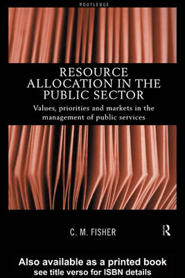 Book cover for Resource Allocation in the Public Sector