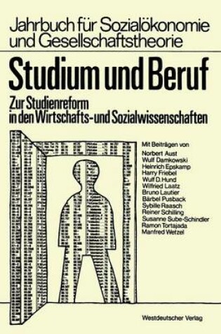 Cover of Studium und Beruf