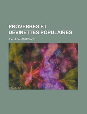 Book cover for Proverbes Et Devinettes Populaires