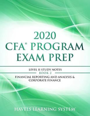 Book cover for 2020 CFA Program Exam Prep Level II