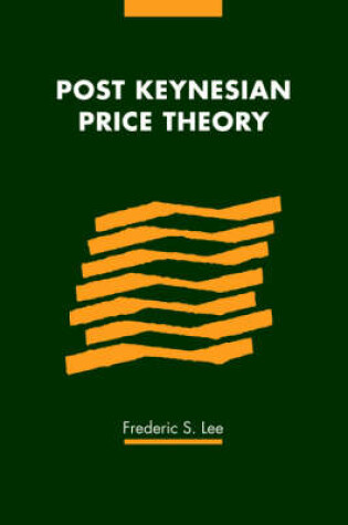 Cover of Post Keynesian Price Theory