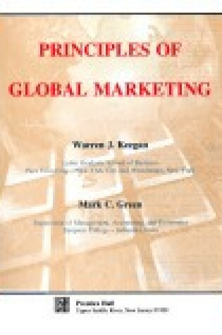 Cover of The Principles of Global Marketing