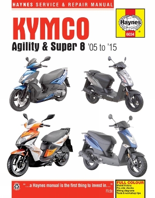 Book cover for Kymco Agility & Super 8 Scooters (05 - 15)