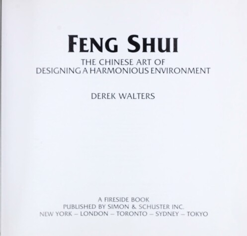 Book cover for Feng Shui