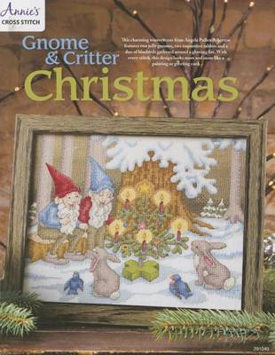 Book cover for Gnome & Critter Christmas Cross Stitch Pattern