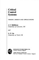 Book cover for Critical Control Systems